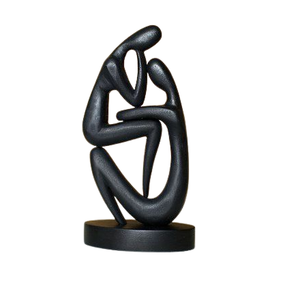 Sculpture animale créative en métal de conception moderne pour la décoration à la maison cadeaux de mariage couleur argent avec la meilleure qualité - Product Image 4