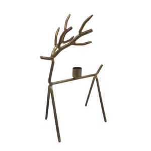 Deer Shaped Light <b>Weight</b> Metal Candle Holder High Demanding Best Selling Handmade Candle Holder <b>Stands</b> At Low Price - Product Image 1