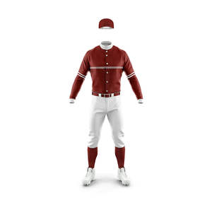 Uniforme de Béisbol Deportivo Personalizado de Alta Calidad para Hombre, Estilo Único, Conjunto de Ropa de Softbol Transpirable de Secado Rápido con Cuello en V, 100% Poliéster - Product Image 5
