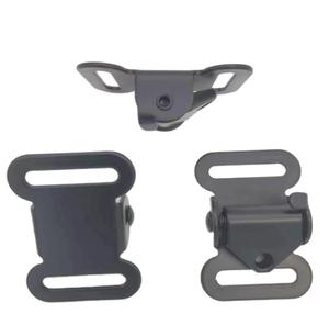 काले जस्ता मिश्र धातु गैर-पर्ची कैम बकल त्वरित वसंत वेबबिंग बैकपैक स्ट्रैप - Product Image 4