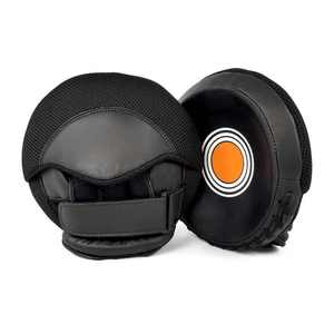 Alta calidad personalizable Focus Mitt Kickboxing Karate entrenamientos Durable impresión cuero punzonado almohadillas logotipo personalizado para boxeo - Product Image 4
