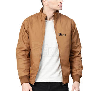 Chaqueta Bomber de invierno ligera de alta calidad para hombre, nuevo estilo, chaqueta acolchada con soporte en blanco liso, tela transpirable XS hecha a medida - Product Image 1