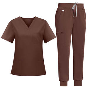 Conjunto Médico Unisex de Uniforme Médico, Parte Superior + Pantalones, Ropa de Trabajo para Enfermeros, Doctores, Hospitales y Clínicas, Marca Privada OEM ODM - Product Image 1