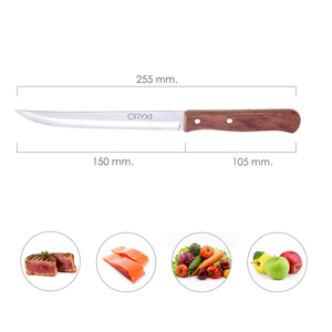 Coltello da Cucina Montana, Lama in Acciaio Inossidabile da 15 cm, Manico in Legno - Product Image 2