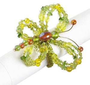 BEST DESIGN WHOLESALE <b>CRYSTAL</b> BEADS <b>TREE</b> DESIGN NAPKIN RING for TABLE TOP DECOR in GOOD PRICE by REFRATEX INDIAAND MORE COLOR - Product Image 4