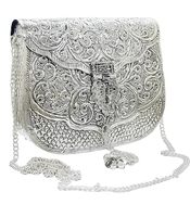 Pochette élégante en laiton antique de luxe minimaliste pour une esthétique rétro de haute qualité par HF CRAFTS