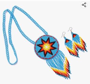 Collier multi-perles longues de qualité artisanale, collier en perles, collier en V, bijoux en perles, cadeau ethnique pour femme et homme - Product Image 2