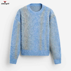 2026 Collection Latest Design High Quality Oversized Customizable Pullover Men Winter <b>Sweater</b> Front Wool Cashmere Quick Dry - Product Image 3