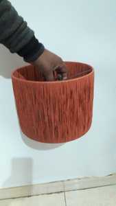 Abat-jour blanc Rafia Coolie Couverture élégante pour votre luminaire - Product Image 3