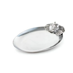 Plateaux de service en aluminium, dessus de table poli brillant, métal galvanisé décoratif pour la décoration d'hôtel et les accessoires cadeaux - Product Image 1