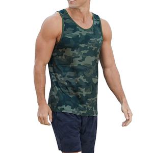<b>Men's</b> Sleeveless Fitness Gym Muscle Vest 100% Cotton Quick Dry Eco-Friendly O-Neck Breathable Knitted T-Shirt - Product Image 6