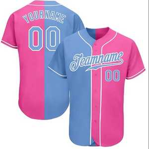 Sublimated Polyester <b>Blank</b> Custom Baseball Jersey Men Custom Softball Uniform / Training Softball Shirt - Product Image 3