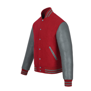 Venta al por mayor de chaquetas con logotipo de diseñador personalizado chaqueta de béisbol informal Letterman abrigo de algodón Unisex Varsity chaquetas - Product Image 3