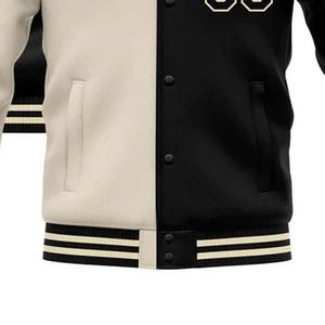 Custom Chenille Patches Embroidery Stylish Formal Front Letterman Varsity College <b>Baseball</b> <b>Jacket</b> <b>Men</b> - Product Image 4