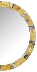 Miroir mural incrusté de corne ronde de qualité supérieure fabriqué à la main de luxe décoratif pour la décoration de la maison et du complexe au meilleur prix - Product Image 6