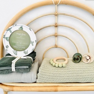 Vintage Rainbow Rattan Wall Rainbow <b>Shelf</b> Rattan Simple Rack Half Moon Rattan Wall <b>Storage</b> <b>Shelf</b> Country Viet Nam - Product Image 3