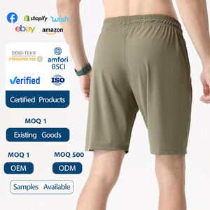 Pantalones Cortos Deportivos de Poliéster para Hombre, Talla XXL, Secado Rápido, con Cordón Ajustable, Logotipo Personalizado 2026, Envío DDP - Product Image 4