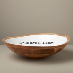 Unique Handturned Wooden <b>Bowl</b> Made From Fine Wood Perfect for Serving Fruits Nuts and Other <b>Snack</b> Items - Product Image 6