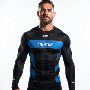 Obtenga protectores de erupción de entrenamiento personalizados para MMA Obtenga equipo deportivo de combate sublimado personalizado al por mayor para gimnasio de fitness y sesiones de entrenamiento - Product Image 6