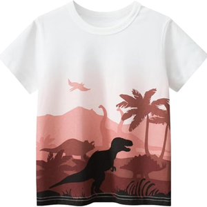 Enfant en bas âge garçon tricoté coton t-shirt personnalisé Applique Boutique vêtements été enfants garçon vêtements chemises fabriquées au Bangladesh - Product Image 4