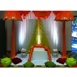 Parapluies brodés pour décoration de fête Heena Décoration de parapluie coloré pour la fonction Mehndi Décoration de fête Heena éblouissante - Product Image 1