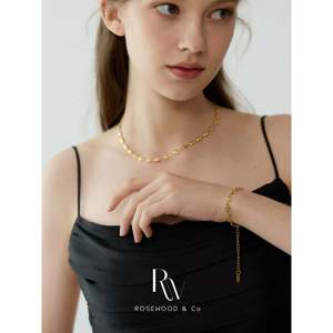 Bracciale con ciondolo a cuore in oro, impermeabile, anti-ossidazione, elegante, raffinato, idea regalo per lei - Product Image 1