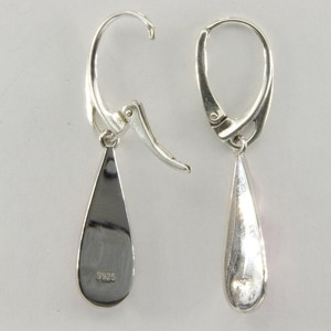 Precision Pink <b>Opal</b> Stone <b>Earrings</b> Set In 925 Sterling Silver Gemstone Pear Drop Silver Rhodium Plated <b>Earrings</b> For Women - Product Image 4