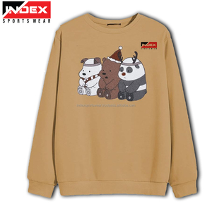 OEM Sweatshirts d'hiver à col rond en molleton 100% coton surdimensionné respirant pour femmes - Product Image 3