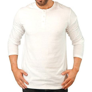 T-shirt décontracté coupe ajustée à manches longues pour homme Vêtements surdimensionnés confortables Stock durable - Product Image 5