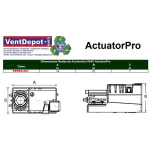 ตัวกระตุ้นประตู VentDepot, รุ่น MXPRO-001, 24V, 1.5W, 60HZ - Product Image 4