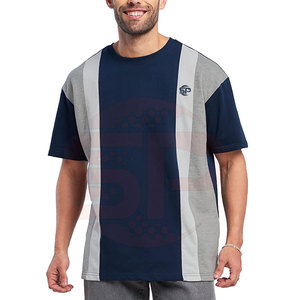 Camiseta de gran tamaño hecha de algodón para hombre de último estilo, ropa de verano de manga corta, camiseta informal para hombre - Product Image 1