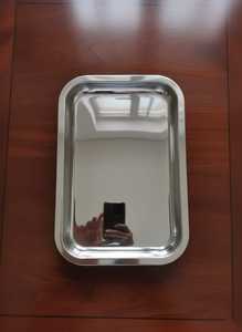 Bandeja de Metal de acero inoxidable de calidad superior para cocina, boda, restaurante, comida, frutas, desayuno, suministro de Platos y platos, bandeja - Product Image 5