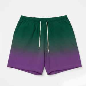 Shorts délavés style streetwear pour garçons, séchage rapide et respirants, longueur genou, avec votre logo - Product Image 1