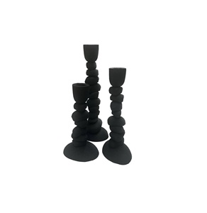 ผู้ถือเทียนโลหะที่มีการออกแบบโบราณที่หรูหราเหมาะสำหรับการสร้างรูปลักษณ์วินเทจที่ไร้กาลเวลา - Product Image 1