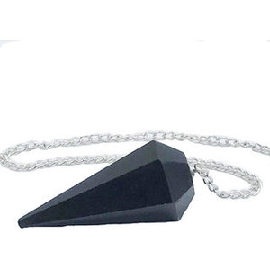Haute Qualité Noir Tourmaline Quartz Pierre Agate Radiesthésie Pendule Guérison Chakra EMF Sculpté Feng Shui Pierre Semi-Précieuse Artisanat - Product Image 4
