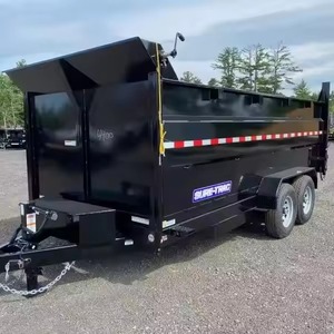 Discount Sale 5 Ton Hydraulic Aluminum Dump <b>Trailer</b> with High Safety for Small Farm Walking Tractor - Product Image 4
