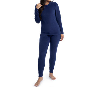 Conjunto de capa base térmica para mujer, camisas y pantalones de compresión de manga larga, Calzoncillos largos de compresión de entrenamiento con estampado personalizado para mujer - Product Image 6