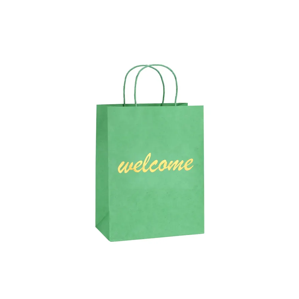 सबसे अच्छी कीमत लक्जरी गुलाबी पैकिंग पेपर बैग भारत से कस्टम स्वागत लोगो उपहार पैकेजिंग पेपर बैग