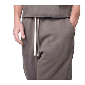Pantalones De chándal acampanados de pierna ancha recta para hombre y mujer, pantalones deportivos de algodón para hombre, Pantalones De Hombre - Product Image 2