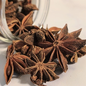 Anís estrellado seco de Vietnam, especias enteras, condimento natural para cocinar y hornear - Product Image 1