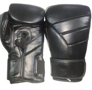Gants de boxe en cuir de vache pour hommes pour l'entraînement, la remise en forme, les séances de combat en salle de sport et les exercices de pratique des compétences - Product Image 4