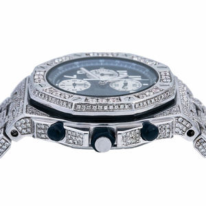Reloj de Lujo con Diamantes VVS, Estilo Hip Hop, de Moda, Superventas, Brillante, para Hombre, Premium, OEM - Product Image 4