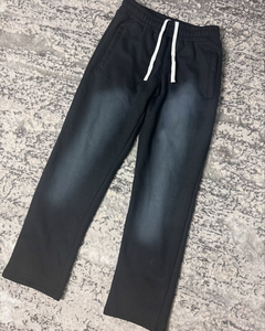 Customized Primum Quality Oversize Heavyweight <b>Distressed</b> Sun Fade Wash Baggy Sweatpants Two Piece Custom Printing Design Winter - Product Image 2