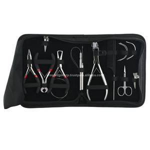 Kit d'outils professionnels pour extensions de cheveux Microlink & Tape-ins Remover Plier Plier Tape in Weft Pressing Plier Cutting Scissor - Product Image 1