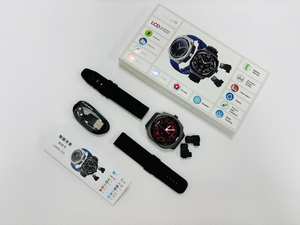 Jam Tangan Pintar Z19 2 in 1 Terbaru Dengan Earbuds Layar HD Bodi Metal Panggilan BT Headphone TWS Pelacak Kebugaran Olahraga Smartwatch - Product Image 3