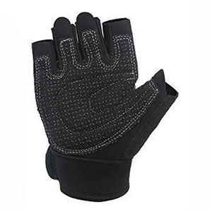 Guantes de Entrenamiento de Halterofilia, Medios Dedos, Antideslizantes, con Cierre, Nailon de Alta Calidad, para Gimnasio y Deportes, Unisex - Product Image 4