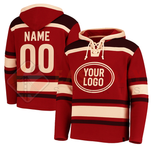 Customizable Ice Hockey Sportswear Adult Hockey <b>Hoodies</b> Custom Team Logo Ice <b>Hoodie</b> Hockey Jersey - Product Image 1