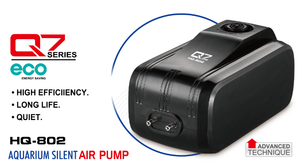 Bomba de aire para pecera y estanque, cuerpo de aleación de aluminio silencioso, doble salida, 5W, alta presión, bajo ruido - Product Image 2