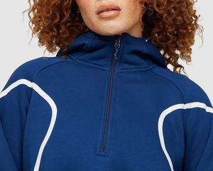 Conjunto Deportivo Personalizado con Logotipo OEM para Mujer, Sudadera con Capucha Corta y Pantalones Deportivos con Bordado, Ropa Informal - Product Image 6