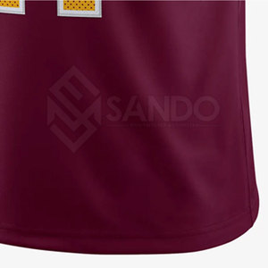 Maillot de football américain personnalisé en gros, respirant, à manches courtes, de haute qualité, séchage rapide, nouveau design - Product Image 5